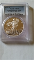 2013-W $1 Enhanced Silver Eagle West Point Mint Set SP70