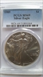 1989 $1 Silver Eagle MS69