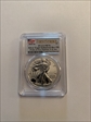2019-W $1 Silver Eagle Enhanced Rev PR Pride of Two Nations, U.S. Set First Strike PR70