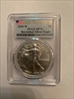 2020-W $1 Burnished Silver Eagle First Day of Issue SP70