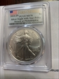 2024-(P) $1 Silver Eagle with Star Privy Struck at Philadelphia First Strike MS70