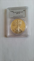 2001-W $1 Silver Eagle PR69DCAM