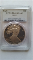 1991-S $1 Silver Eagle PR69DCAM