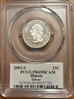 2003-S 25C Illinois Silver PR69DCAM