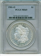 1901-O $1 MS65