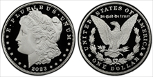 2023-S $1 Morgan Dollar Advanced Release PR70DCAM