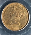 1854-O $10 Small Date XF45