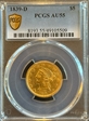 1839-D $5 AU55