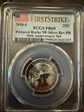 2018-S 25C Pictured Rocks NP-Silver Rev PR 50th Anniversary Set First Strike PR69