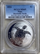 2016 $2 Hawksbill Turtle MS69