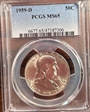 1959-D 50C MS65