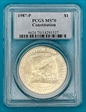 1987-P $1 Constitution MS70