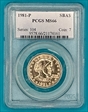 1981-P SBA$1 MS66