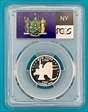 2001-S 25C New York Silver PR70DCAM