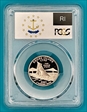 2001-S 25C Rhode Island PR70DCAM