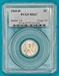 1943-D 1C MS67
