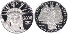 2008-W $10 Statue of Liberty PR70DCAM