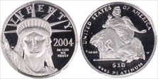 2004-W $10 Statue of Liberty PR70DCAM