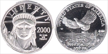 2000-W $10 Statue of Liberty PR70DCAM