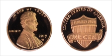 2019-W 1C Shield PR70DCAM