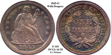 1845-O 10C AU55