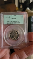1925-S 5C MS64