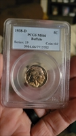 1938-D 5C Buffalo MS66