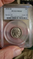 1919-D 5C MS64