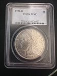 1921-D $1 MS63