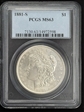1881-S $1 MS63