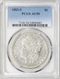 1883-S $1 AU50