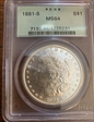 1881-S $1 MS64