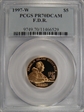1997-W $5 F.D.R. PR70DCAM