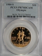 1984-S $10 Olympic PR70DCAM