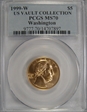 1999-W $5 Washington MS70