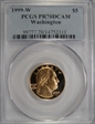 1999-W $5 Washington PR70DCAM