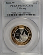 2000-W $10 Library of Congress Bimetallic PR70DCAM