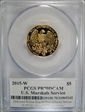 2015-W $5 U.S. Marshals Service USMS Label - First Strike PR70DCAM