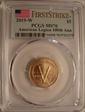 2019-W $5 American Legion 100th Ann First Strike MS70