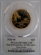 2020-W $25 End of World War II 75th Anniv.  First Strike PR70DCAM