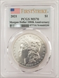 2021 $1 Morgan Dollar 100th Anniversary First Strike MS70