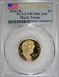 2016-W $5 Mark Twain First Strike PR70DCAM