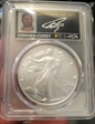 2025 $1 Silver Eagle First Day of Issue Legends of Life Stephen Curry MS70
