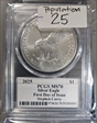 2025 $1 Silver Eagle First Strike MS70