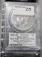 2021-(P) $1 Silver Eagle -T1 Emergency Issue Struck at Philadelphia FS John Stockton MS70