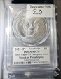 2021-(P) $1 Silver Eagle -T1 Emergency Issue Struck at Philadelphia FS John Stockton MS70