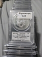 2021-(P) $1 Silver Eagle -T1 Emergency Issue Struck at Philadelphia FS John Stockton MS70