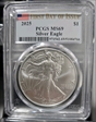 2025 $1 Silver Eagle First Day of Issue MS69