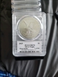 2025 $1 Silver Eagle First Strike 1 of 500 Leonard Buckley Signature MS70