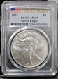2025 $1 Silver Eagle First Strike MS69
